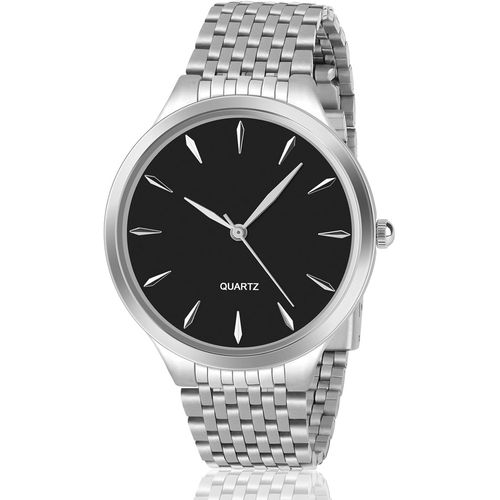 Eryi-Montre À Quartz Analogique Classique Pour Homme (Diamètre 38 Mm), Montre Pour Homme Étanche À 30 Mètres Avec Bracelet En Acier Inoxydable, Argenté, Classique, Business Et Décontracté