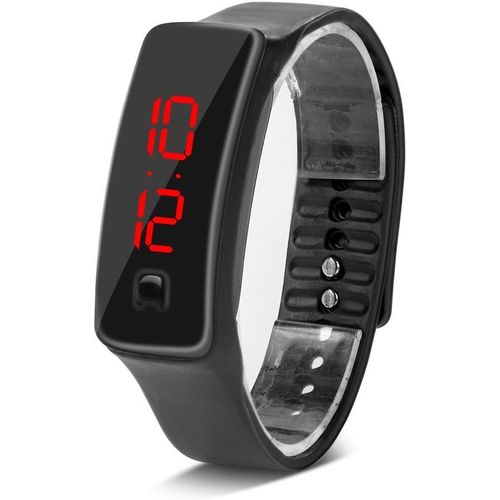 Eryi-Led Wristwatch, Montre D'affichage Électronique De Courroie De Silicone De Montre-Bracelet De Sport De Digital Pour Les Hommes Et Les Femmes(#2)