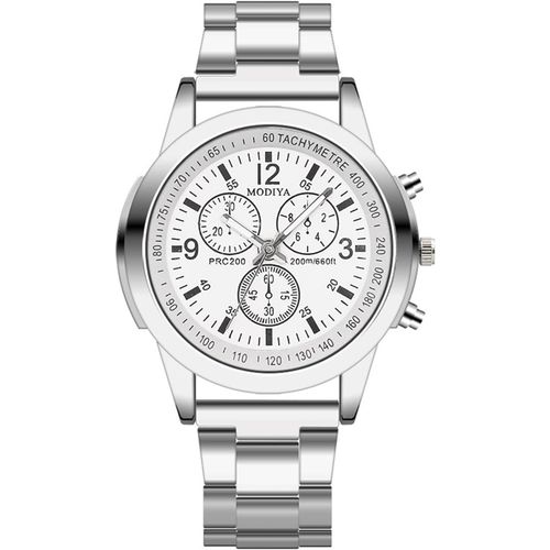 Eryi-Montre Homme En Acier Automatique Poignet Vintage Quartz Garçon Nautique A01