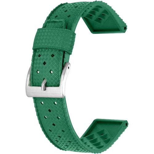 Eryi-Bracelet De Haute Qualité 20mm 22mm Bracelet De Montre En Caoutchouc Durable En Silicone Pour Hommes Femmes Noir Bleu Vert Rouge Orange