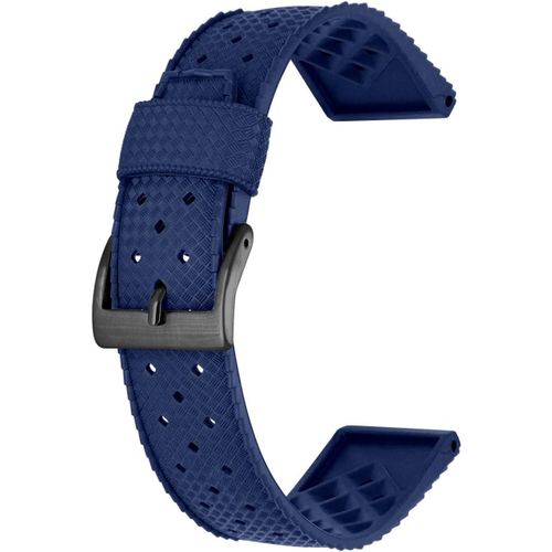 Eryi-Bracelet De Haute Qualité 20mm 22mm Bracelet De Montre En Caoutchouc Durable En Silicone Pour Hommes Femmes Noir Bleu Vert Rouge Orange