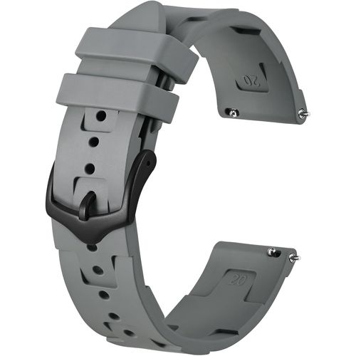 Eryi-Fkm Bracelets De Montre, Diving Bracelet En Caoutchouc Pour Hommes, Dégagement Rapide, 20mm 22mm