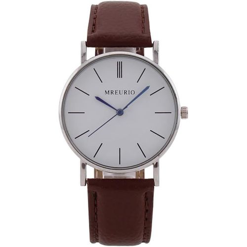 Eryi-Montre Pour Étudiant - Unisexe - En Cuir Synthétique - Minimaliste - Pour Les Étudiants - Simplicité - Sports De Plein Air - Montre À Quartz