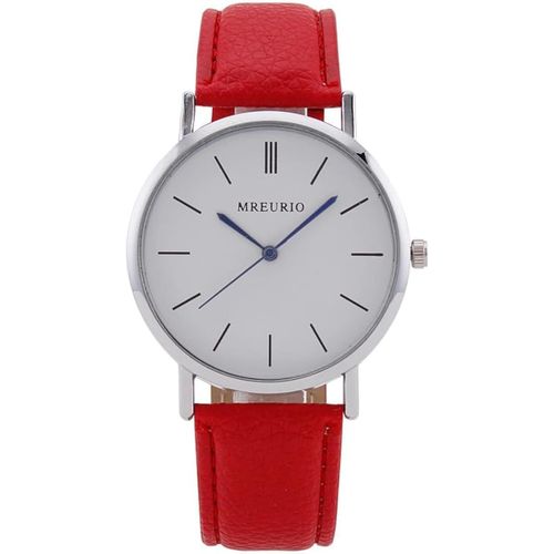 Eryi-Montre Pour Étudiant - Unisexe - En Cuir Synthétique - Minimaliste - Pour Les Étudiants - Simplicité - Sports De Plein Air - Montre À Quartz
