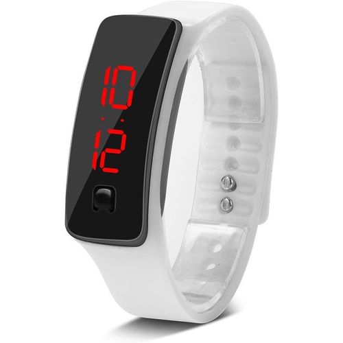 Eryi-Montres Sport, Led Silicone Montre-Bracelet Temps Calendrier Bracelet Numérique Bracelet Pour Femmes Hommes Sweatproof Long Temps En Veille Léger