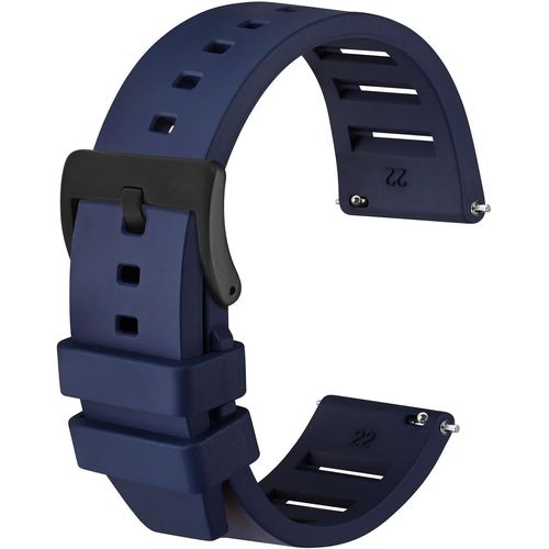 Eryi-Bracelets De Montre Pour Hommes, Bracelets De Montre En Caoutchouc Fluoré 20mm 22mm,Bracelets De Remplacement Avec Dégagement Rapide