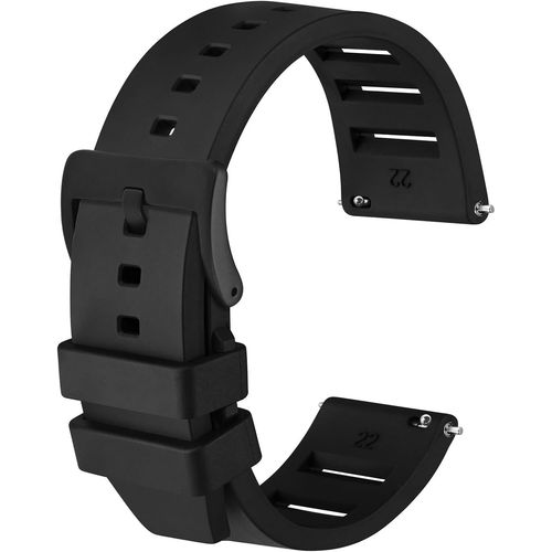 Eryi-Bracelets De Montre Pour Hommes, Bracelets De Montre En Caoutchouc Fluoré 20mm 22mm,Bracelets De Remplacement Avec Dégagement Rapide