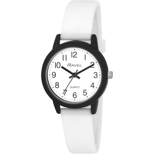 Eryi-- Montre-Bracelet En Silicone Pour Femme « Summer In Black » - Quartz Analogique - R1813