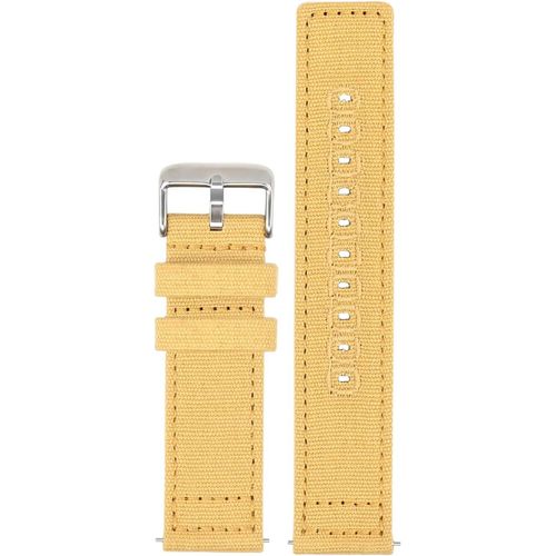Eryi-Bracelet De Montre En Toile Pour Homme Femme, 18mm 19mm 20mm 22mm 24mm - Canvas Watch Straps - Bracelet De Remplacement À Dégagement Rapide - 8 Couleurs - Boucle Argent