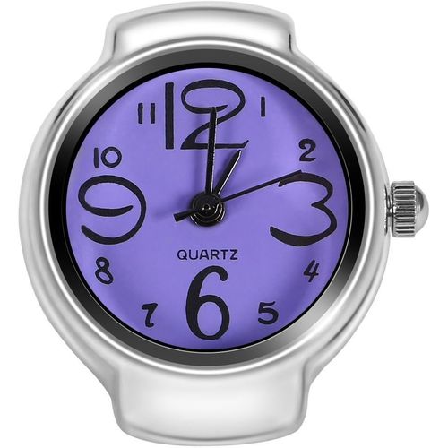 Eryi-Montre Bague À Quartz Analogique, 8 Couleurs Tendance, Pour Homme Et Femme