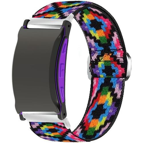 Eryi-Compatible Bracelet Compatible Avec Pavlok Shock Clock 3,Bracelet Sport De En Nylon En Élastiques,Fermeture En Acier Inoxydable De Haute Qualité