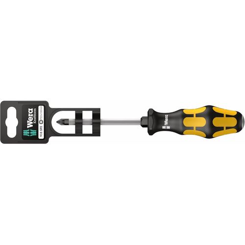 ERYI-05100080001 918 Spz Sb Tournevis Pour Vis Cruciformes Pz, Pz 1 X 80 Mm, Noir/Jaune