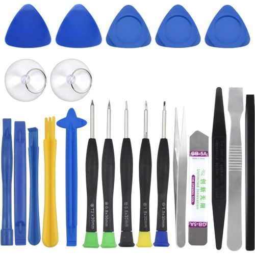 Eryi-Kit Complet D'outils, 22 En 1 Kit Reparation Smartphone, Professionnel Jeu De Tournevis De Précision, Kit D'outils D'ouverture De Téléphone Compatible Avec Réparation D'appareils Électroniques