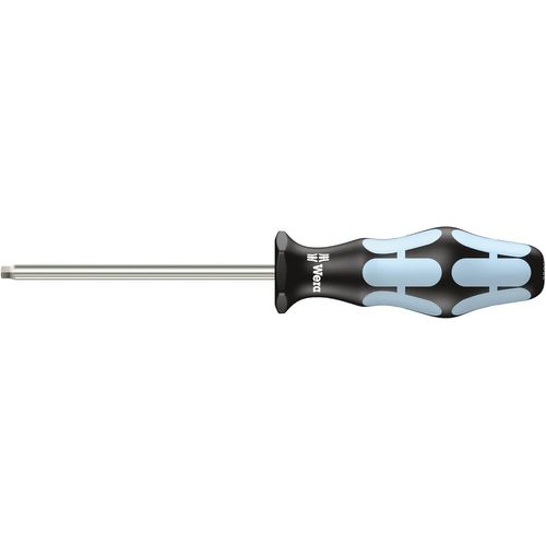 ERYI-05032071002 3368 Tournevis Pour Vis À Empreinte Carrée, Acier Inoxydable, # 2 X 100 Mm, Noir/Ice Bleu