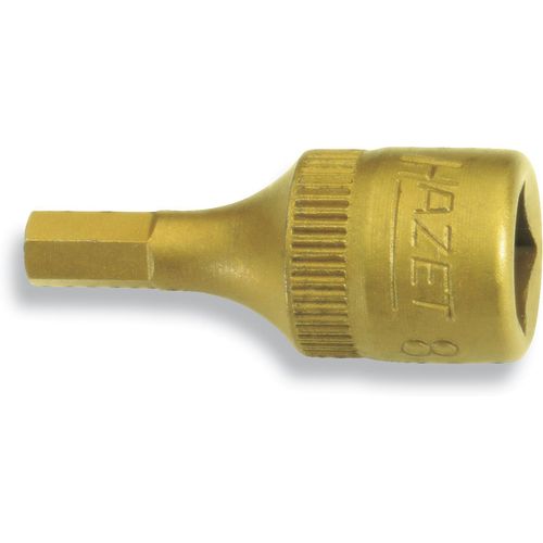 ERYI-8501-4 Douille Mâle Carré Creux 6,3 Mm Profil À 6 Pans Intérieurs Taille 4