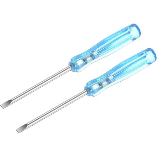 ERYI-Mini Tournevis À Fente, Tête Plate De 2,0 Mm, Longueur De 65 Mm Pour La Réparation De Petits Appareils Électroménagers, 2 Pièces