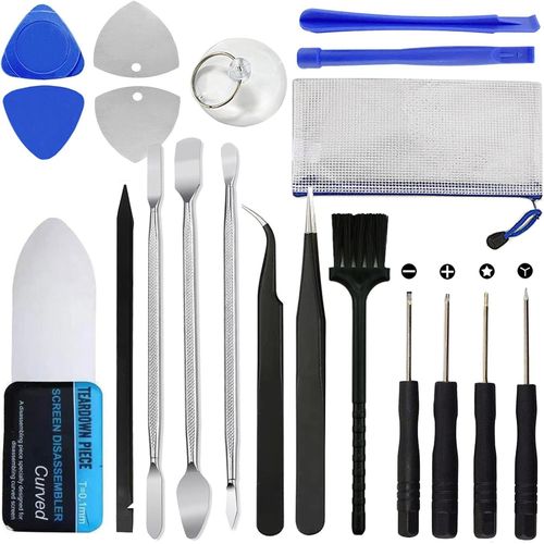 Eryi-Kit D'outils De Réparation Électronique 19 En 1, Ensemble De Tournevis Pour Outil D'ouverture Spudger Pry Pour Iphone, Ordinateur Portable, Ipad, Téléphone Portable, Macbook, Tablette