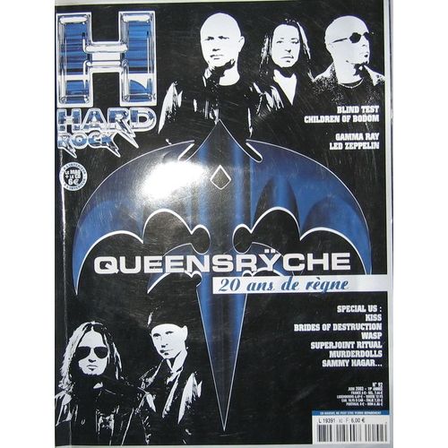 Hard Rock Mag N° 92 : Queensryche 20 Ans De Regne