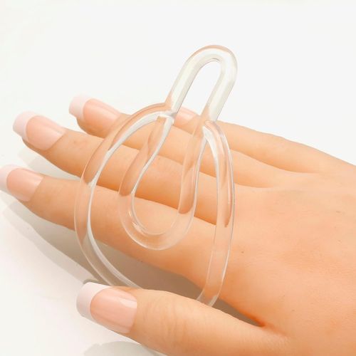Eryi-Résine Hommes Chasteté Clip Sissy Chastity Clip Pénis Sextoys Dispositif De Chasteté Ceinture De Chasteté Pour Hommes (Transparent)