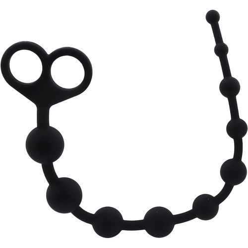 Eryi-33.5cm Super Souple Silokon Boules Anales Chaîne Anale Butt Plug Boules En Silicone Godemichet Anal Sexe Anal Masturbateur Anal Jouet Plug Anal Anus Prise Avec Ziehering