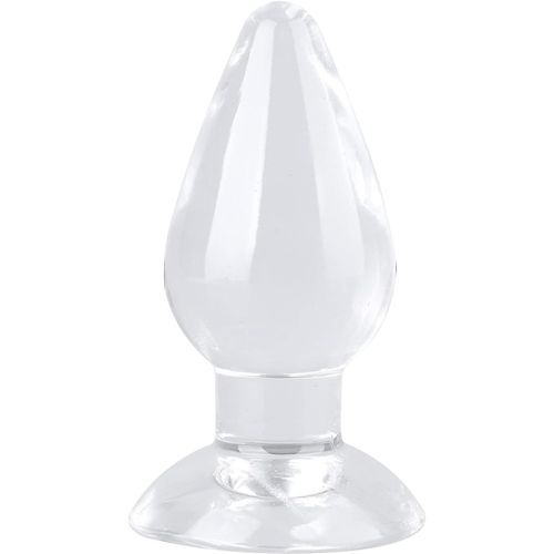 Eryi-Plug Anal Grand Plug Anal Avec Forte Ventouse Anus Transparent Entraînement Masturbateur Anal Jouets Pour Hommes Femme Couples Sexe Extrême (S)