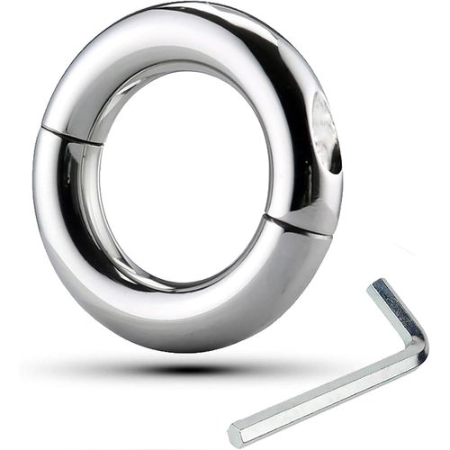 Eryi-Metal Cock Ring Anneau Penien - Anneau Homme Retardant Cockring Acier Sextoy Homme Erection Sexe Anneau Penis Et Testicule Sexes Couple Plaisir Homme (40cm/150g)
