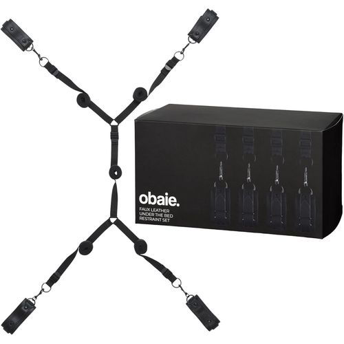 Eryi-Obaie Menotte Bdsm Lit - Menotte Femme Sexy Érotique Pour Le Lit - Accessoires Sexualité Couple - Attache Menotte Lit - Kits De Bondage Avec 2x2 Menottes De Poignet Et De Cheville - Bdsms Set Co