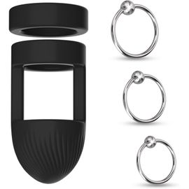 Eryi-Gaine De Pénis En Silicone Ensemble De 4 Pièces, Retardant Éjaculation Reutilisable Manchon De Pénis Améliore L¿Érection Pour Hommes