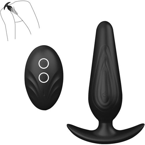 Eryi-Plug Anal Vibrant, Vibromasseurs Feminin, Vibromasseur Homme, Sextoy Anal Avec 12 Modes Vibrations, Sexes Couple Plaisir Homme Et Femme Connectée Avec Télécommande