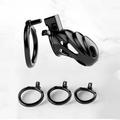 Eryi-Cage Chastete¿E Cage De Chasteté Pénis Cage Chastete¿E Ceinture Chastetée Homme Chastity Cage Chasteté Pour Pénis Cock Cage Penis Cage Jouet Sexualité Sextoy (Black)