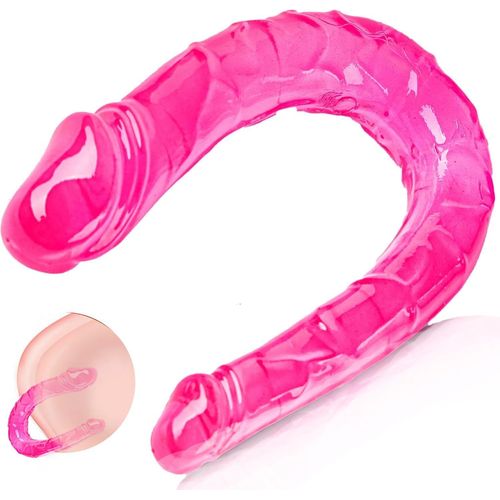 Eryi-Sex Toy¿S Femme Dildo Double Face Flexible 29cm ¿1-3cm Double Stimulation Gode Anal Et Vagin Gode Femme Sex Veines Bombées Godemichets Sextoy Femme Sex Toys Anals Gode Realiste Sextoys Fops D28