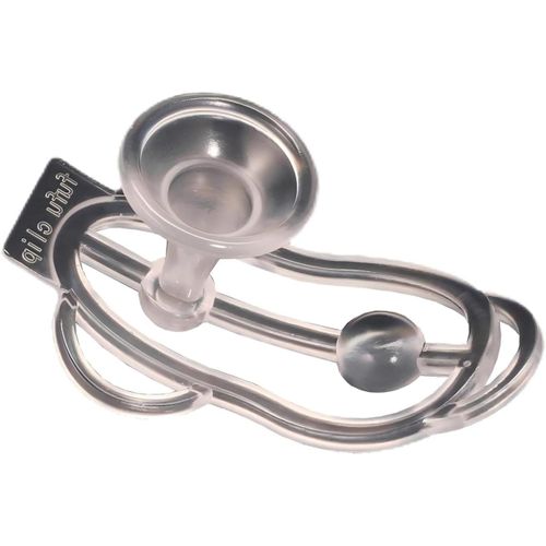 Eryi-Cage Chastete¿E Avec Cathéter La Cage De Chasteté Pour Pénis En Résine Est Légère Et Respirante Sex Toy¿S Homme Cage De Chasteté Avec Ceinture Pour Exercer Le Pénis De L'homme (A,Transparent)