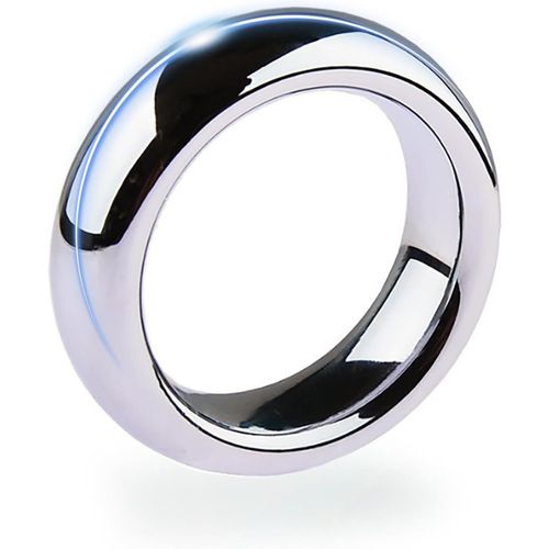 Eryi-Anneau Pénien Rond Disponible En 3 Tailles - 40mm/45mm/50mm, Anneau Testiculaire En Acier Inoxydable Poids Du Scrotum Pour L'entraînement Des Hommes, Cockring Lisse Argenté Jouet Sexuel (40mm/1.