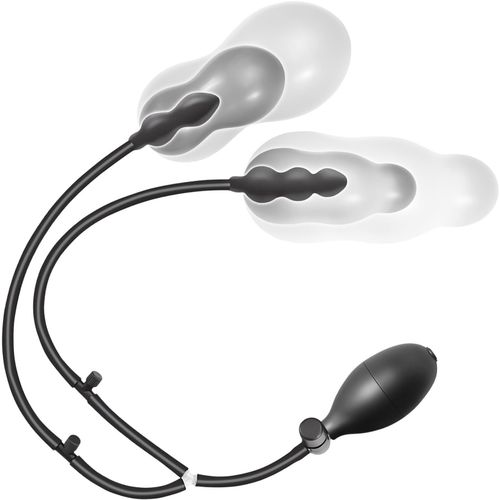 Eryi-Gonflable Anal Plug Silicone Boules Anales Double Butt Plugs Avec Pompe Plugs Anaux Réglables Bdsm Sexe Extrême Masturbation Gode Anal Jouets Sexuels Pour Femmes Hommes Couples