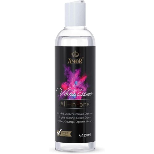 Eryi-Play Gel Tout-En-Un 250 Ml I Lubrifiant Chauffant, Picotant & Renforçant L'orgasme I Gels Lubrifiants À Base D'eau I Lubrifiant Gel Pour Jouets & Préservatifs En Latex