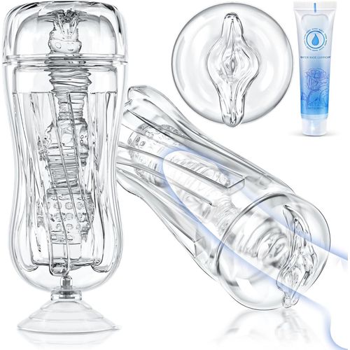 Eryi-Masturbeuse Homme Sex Toys Realiste - Masturbâteur Mains Libres Sexes Plaisir Sextoyse Masturbateurs Masculins Va Et Vient, Poche Chatte 3d Vaginette Silicone Sextoy, Jouets Sexuels Pour Hommes