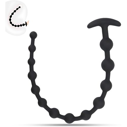 Eryi-Plug Anal Avec 15 Perles Anales Boule,58 Cm Extra Long Buttplug Prostate Perle Anale Jouets,Anus Masturbateur Sex Toys Pour Couples Extrême Sexe (B)