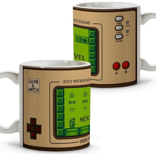 Eryi-Décoration Gamer. Mugs Originaux Pour Cadeaux. Mug Personnalisé. Mug En Céramique 330 Ml. Cadeaux Pour Joueurs. Accessoires De Jeux. Tasse Gameboy