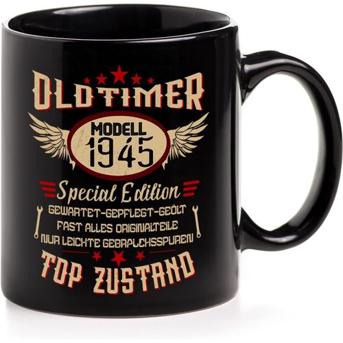 Eryi-Tasse À Café Pour Le 80e Anniversaire, 1945 Millésime Tasse À Café Comme Cadeau D'anniversaire, 80 Ans, Idée De Cadeau Pour Homme, Papa, Grand-Père Pour Anniversaire, Fête Des Pères