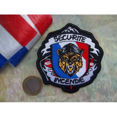 Écusson Collection Sécurité Incendie Pompier Insigne Tissu