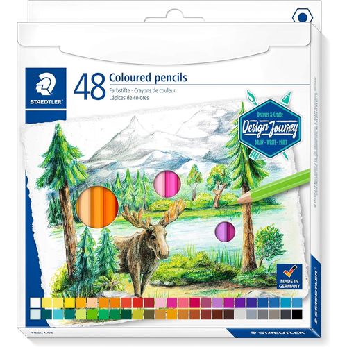 Eryi-Crayons De Couleur De Haute Qualité Pour Artistes, Mine Douce Et Tendre De 3 Mm, Étui Carton Avec 48 Couleurs Différentes Assorties, 146c C48