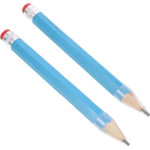 Eryi-Lot De 2 Crayons Géants Xxl Jumbo - 1 M - Idéal Pour Les Projets Créatifs - Couleurs Vives Et Design Adapté Aux Enfants