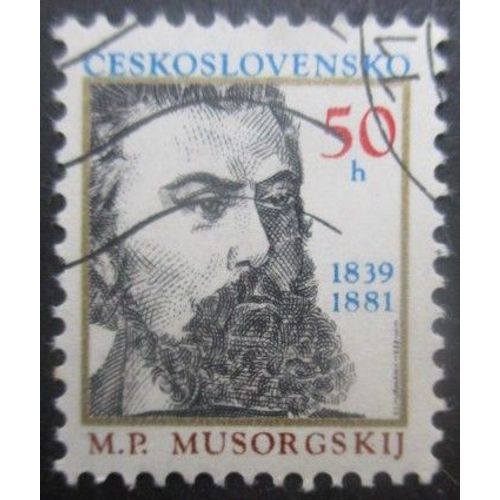Tchecoslovaquie N°2794 Moussorgski Oblitéré