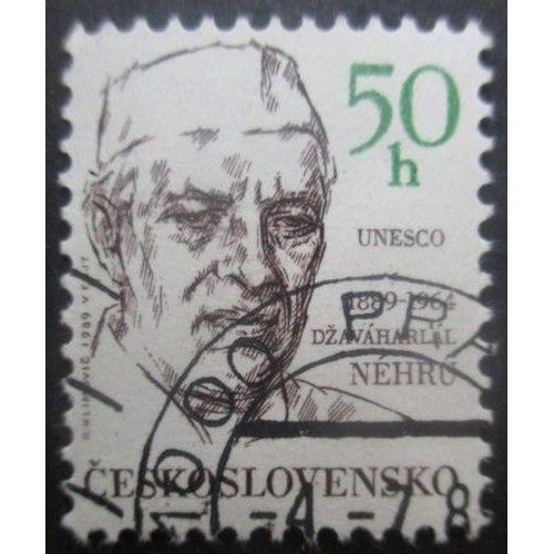 Tchecoslovaquie N°2797 Nehru Oblitéré