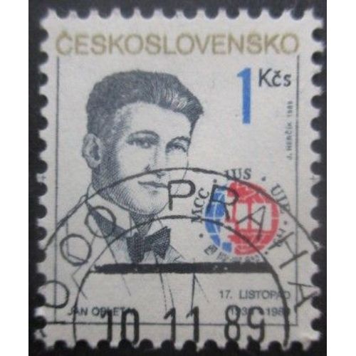 Tchecoslovaquie N°2825 Jan Opletal Oblitéré
