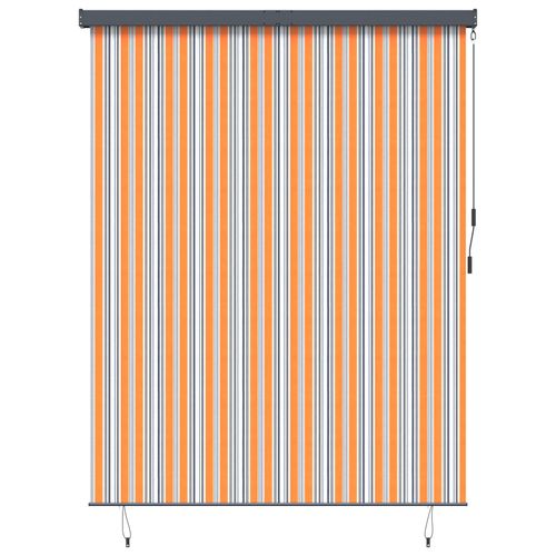 Vidaxl Store Enrouleur Extérieur ¿ 220x250 Cm En Jaune Et Bleu.