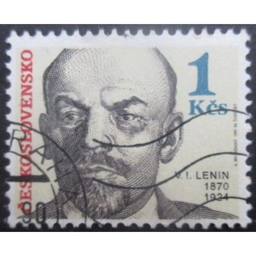 Tchecoslovaquie N°2833 Lénine Oblitéré