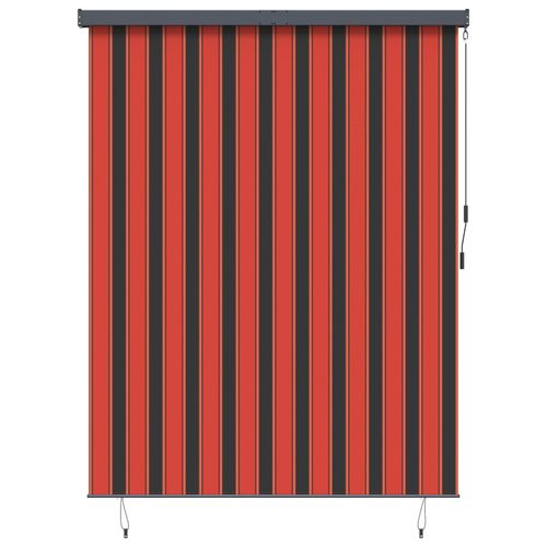 Vidaxl Store Enrouleur Extérieur - 220x250 Cm En Orange Et Marron
