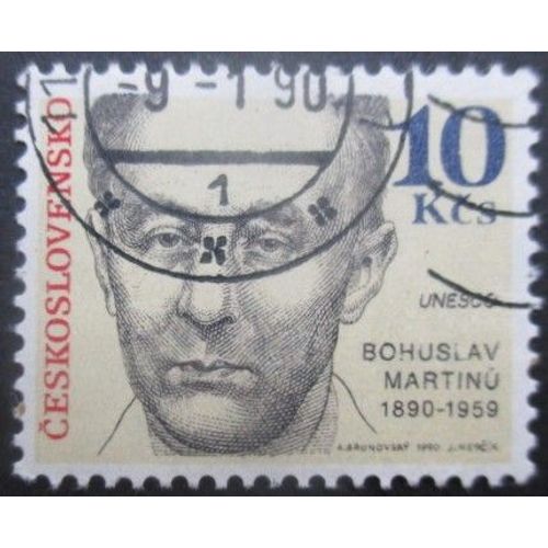Tchecoslovaquie N°2836 Bohuslav Martinu Oblitéré