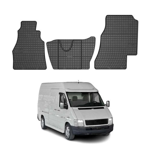 Tapis De Sol Pour Vw Lt Ii 1996-2006 Omac 3d Noir Caoutchouc